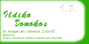 ildiko domokos business card